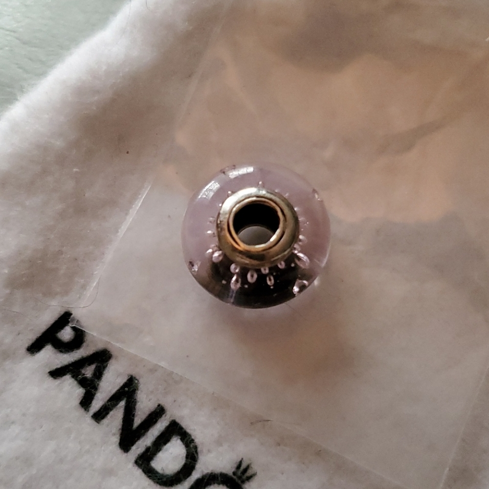Pandora pink 925 murano charm
